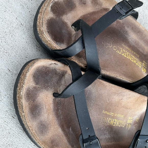 Womens BIRKENSTOCK MAYARI Black Summer Sandals sz 41 US 10 - Picture 8 of 10
